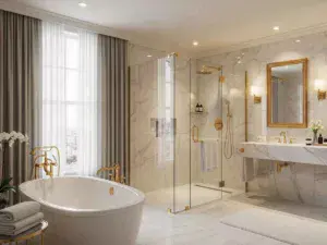 A bathroom looks shiny and new thanks to Home Choice's plumbing fixture services in Jupiter, FL
